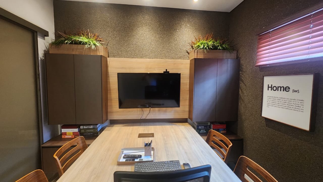 Area de recepcao e cafe